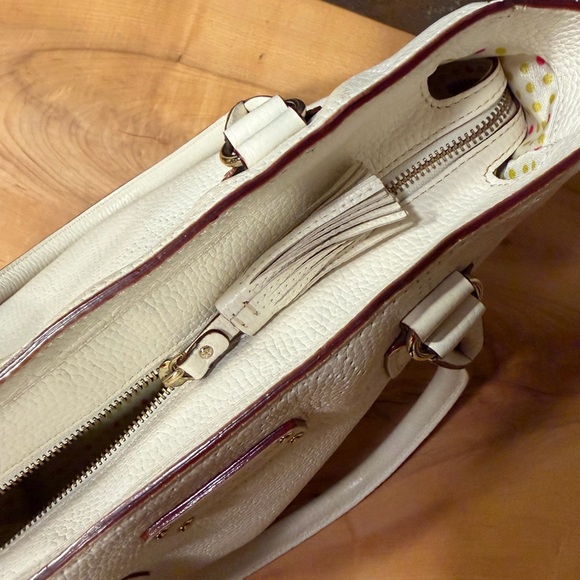 Kate Spade Rue York Street Noel Cream Leather Shoulder Bag - Picture 10 of 16